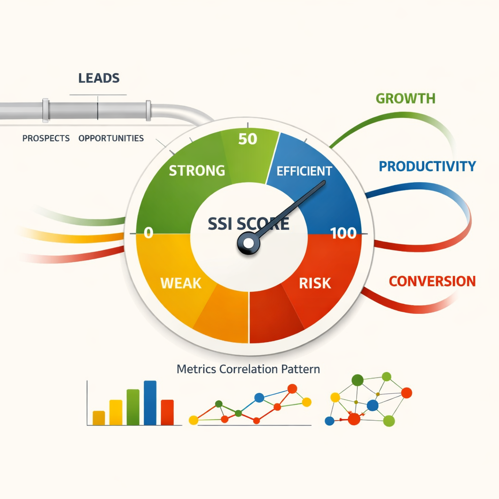 Social Selling Index (SSI): Metrics, Optimization, and Pipeline Correlation