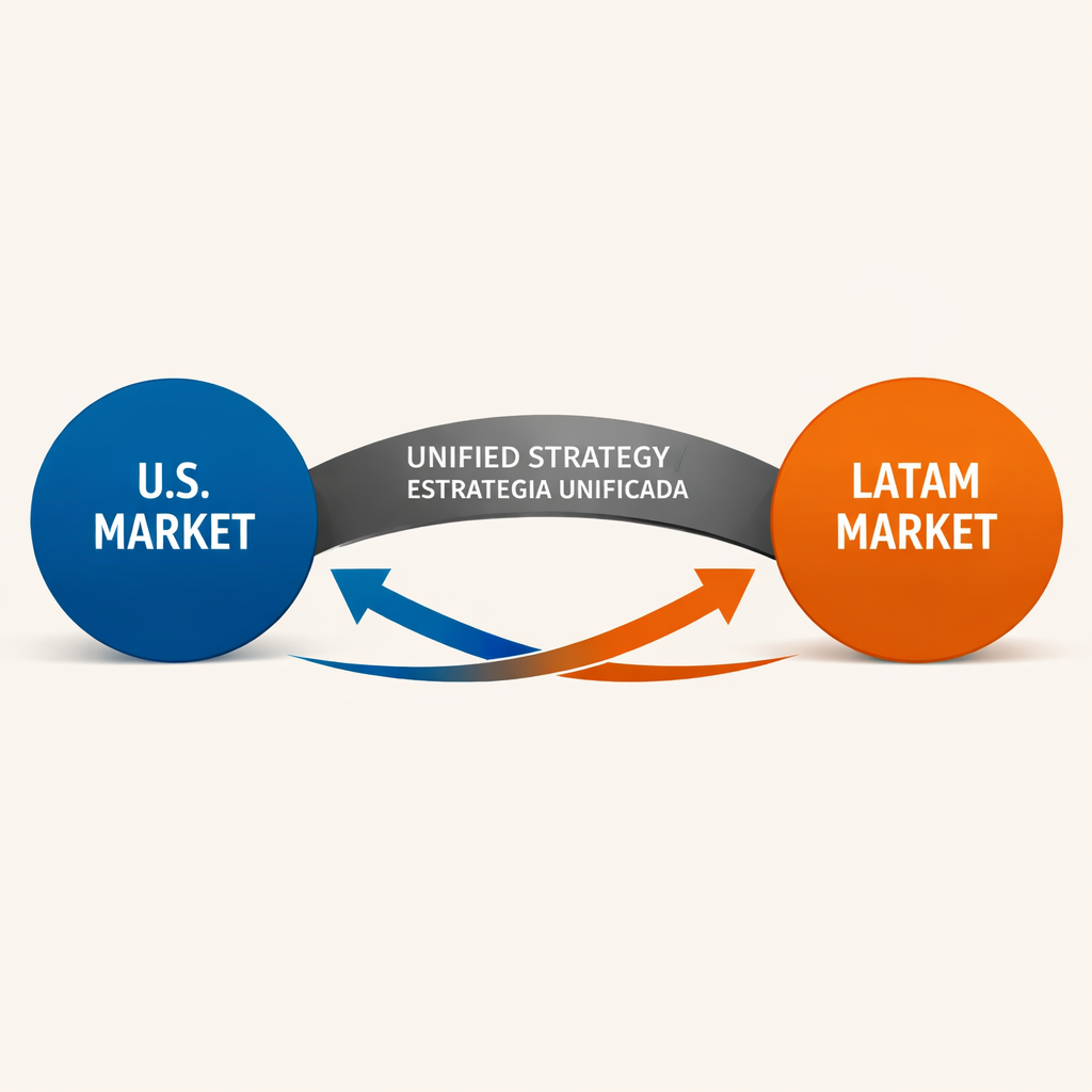 Marketing Bilingüe US-LATAM: Estrategia para Capturar Dos Mercados Simultáneamente
